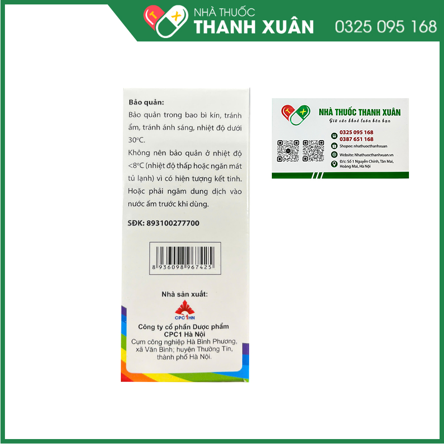 Falgankid 25mg/mL thuốc giảm đau, hạ sốt
